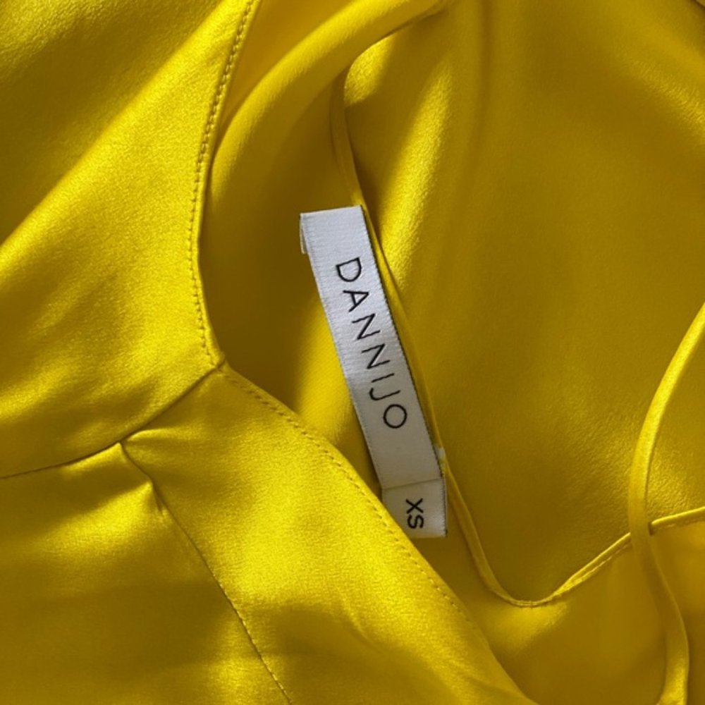 Price firm: Dannijo 100% Silk Daffodil Midi Slip Dress Size XS - Picture 6 of 12